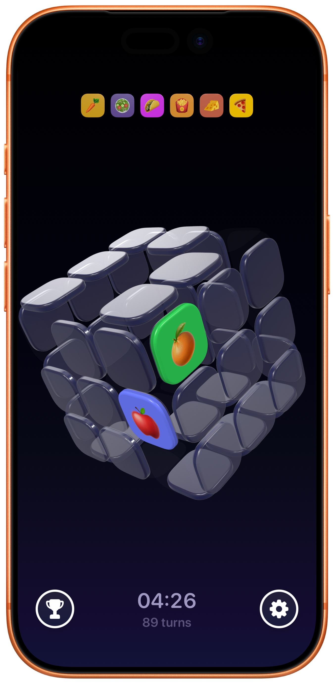 Flipit on iPhone—advanced 3D puzzle